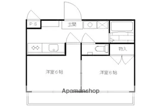 サザンウエーブ【403号室】の間取り