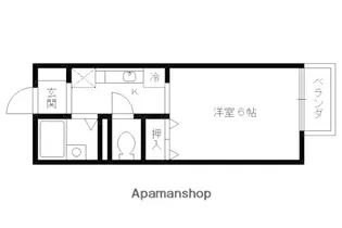 ガーデンハイツ西向日【101号室】の間取り