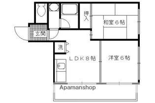 ヤムズヴィレッジ【3階】の間取り