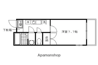 ANTIK KOTA【103号室】の間取り