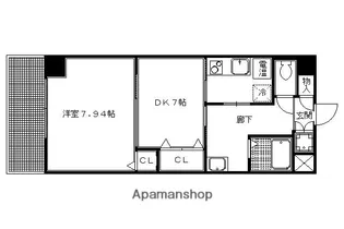 パークウォーク京都東山【307号室】の間取り
