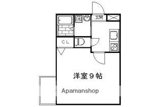 1Kの間取り画像