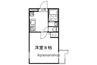 アークリード五条堀川【2階】の間取り