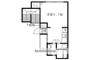セゾン藤森【301号室】の間取り