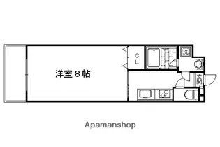 フルール東寺【202号室】の間取り