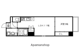 プロシード西大路【405号室】の間取り