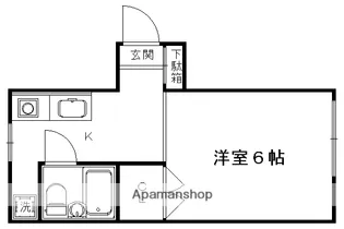 杉本アパート【203号室】の間取り