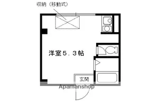 ステーション京都女子ハイツ【3階】の間取り