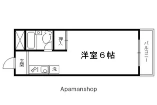 1Kの間取り画像