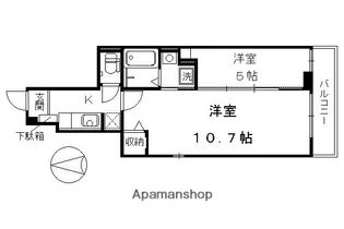 ブライド・メゾン・さくらⅠ・Ⅱ【1階】の間取り