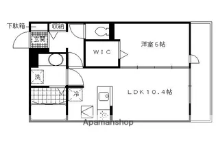 レジェンド鳥羽【302号室】の間取り