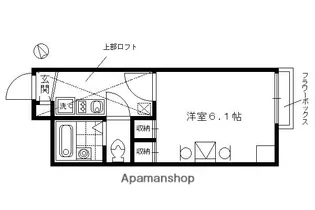 オルディネール東山泉涌寺【1階】の間取り