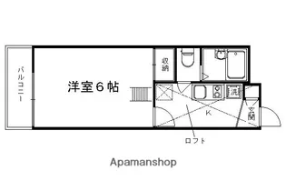 レオパレスPOLESTARⅡ【2階】の間取り