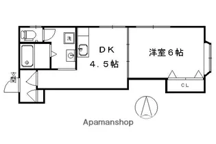 番匠マンション【3階】の間取り