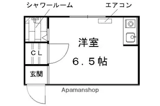 高橋アパート【2G号室】の間取り