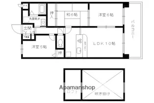 AZハウス【5階】の間取り