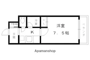 フォレスト七条【2階】の間取り