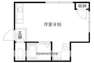 ラウンドシティワン【403号室】の間取り