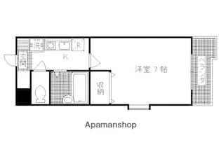 「エクシード円町」【4階】の間取り