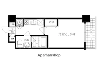 レジュールアッシュ清水【203号室】の間取り
