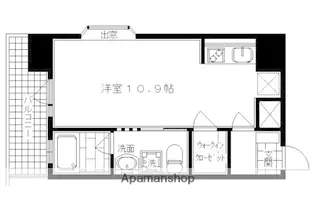 レジュールアッシュ清水【205号室】の間取り