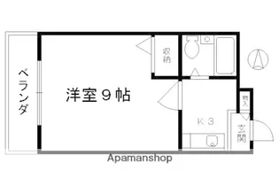 エルフ上夷【3階】の間取り