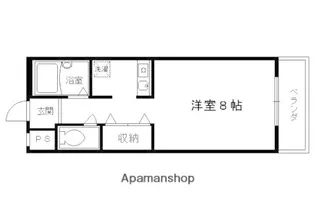 ジュネス堀川【4階】の間取り