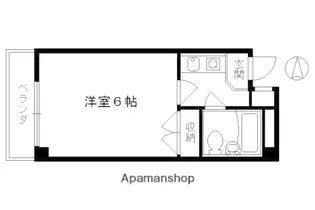 サン・ウエスト【3階】の間取り
