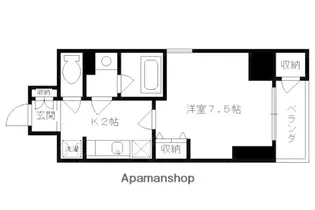 グラマシー京都【9階】の間取り