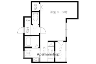 グラマシー京都【9階】の間取り