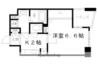 グラマシー京都【11階】の間取り