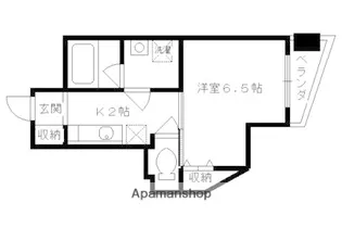 グラマシー京都【2階】の間取り
