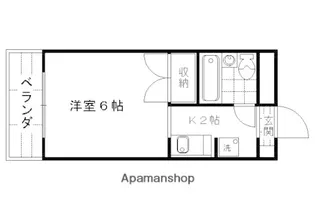 ナルディス七条通【401号室】の間取り
