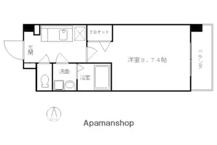 アーバンフラッツ五条堀川【14階】の間取り