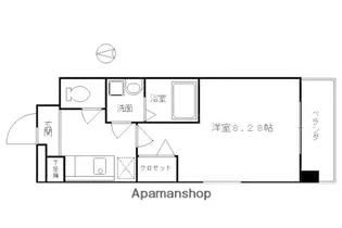 アーバンフラッツ五条堀川【12階】の間取り