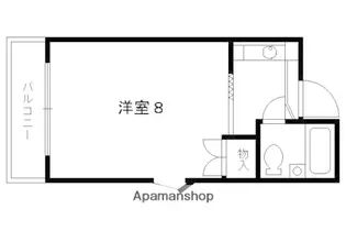 メゾン・ド・リーブル【4-E号室】の間取り