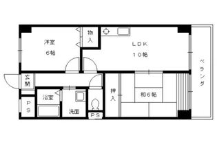 インペリアル明日香【612号室】の間取り