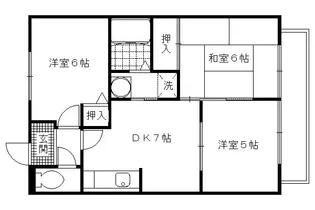 GOOD WOOD【103号室】の間取り