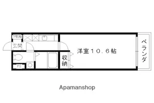メゾン・ウィーブ【3-G号室】の間取り