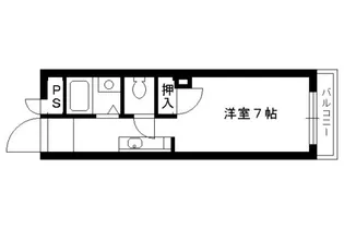 ルネハイツ芝生【202号室】の間取り