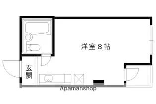 ハイツウエストロード【209号室】の間取り