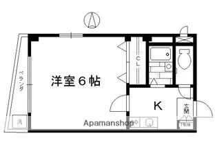 京都府京都市東山区本瓦町【マンション】の間取り