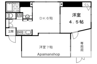 プリオーレ京都駅前【103号室】の間取り