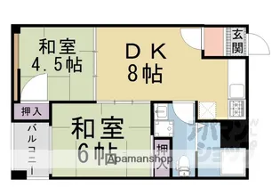 森マンション【35号室】の間取り