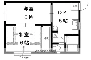 スタティックハイツキタ【202号室】の間取り