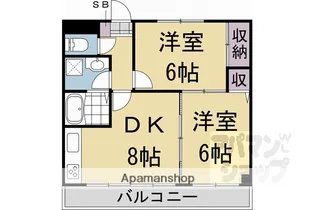 緑の森【302号室】の間取り