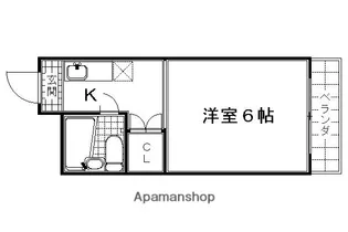 シャトーニシムラ【216号室】の間取り