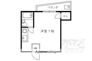 上村ビル【301号室】の間取り