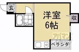 福野マンション【102号室】の間取り