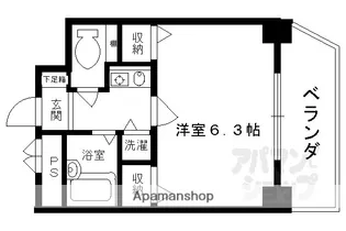 プレサンス京都駅前【2階】の間取り